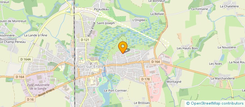 localisation de l'entreprise ARCETRI  NORT-SUR-ERDRE