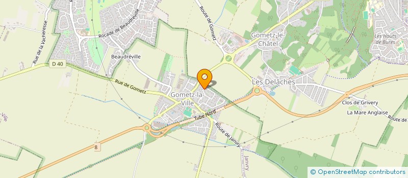 localisation de l'entreprise ARCEVE  GOMETZ-LA-VILLE