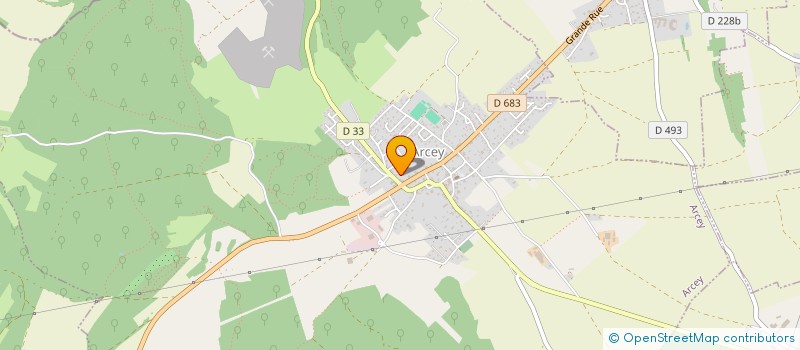 localisation de l'entreprise ARCEY PNEUS à ARCEY
