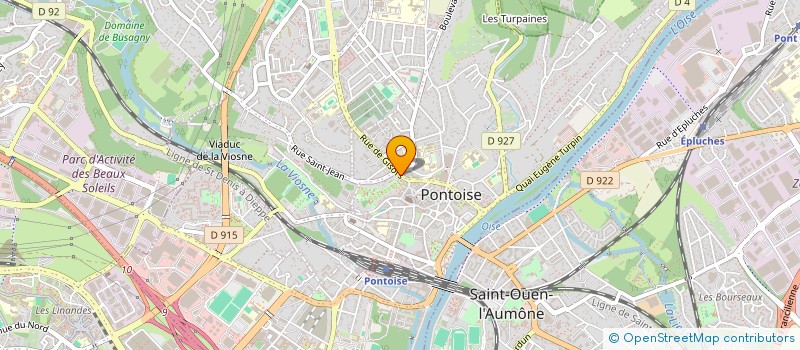 localisation de l'entreprise ARCF à PONTOISE