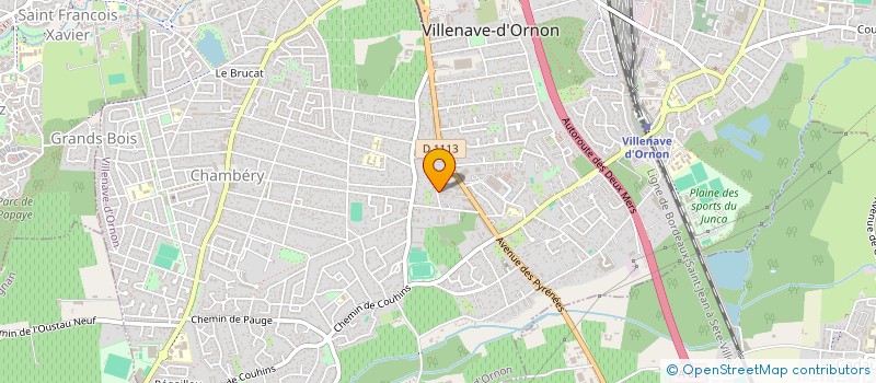 localisation de l'entreprise ARCFRANCE  VILLENAVE-D'ORNON