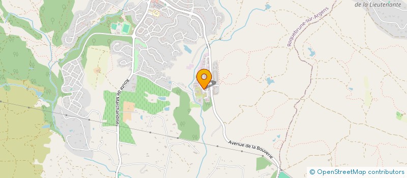 localisation de l'entreprise ARCH  ROQUEBRUNE-SUR-ARGENS