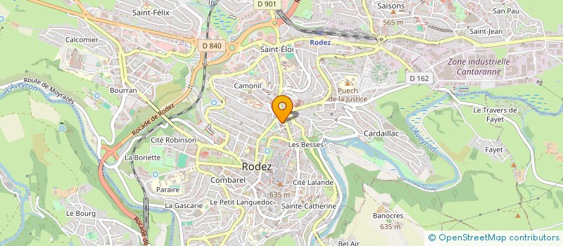 localisation de l'entreprise ARCH  RODEZ