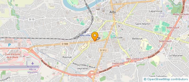 localisation de l'entreprise ARCH à ALBI