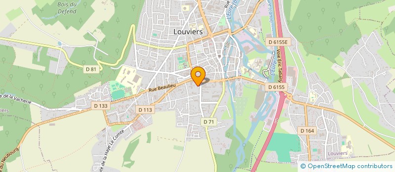 localisation de l'entreprise ARCH'IMMO à LOUVIERS
