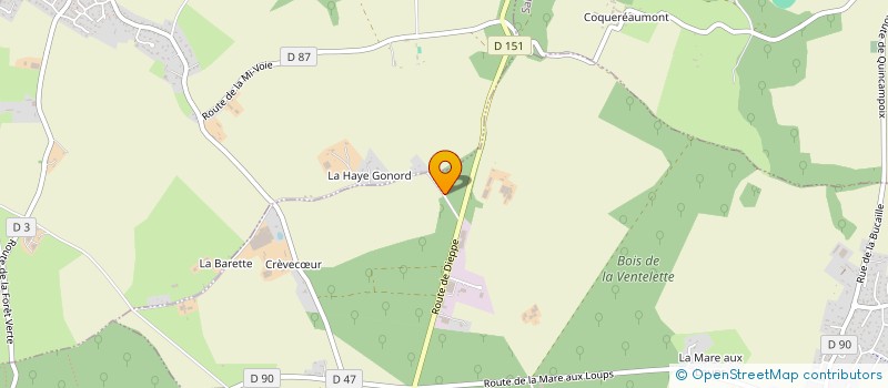 localisation de l'entreprise ARCH'INOV  QUINCAMPOIX