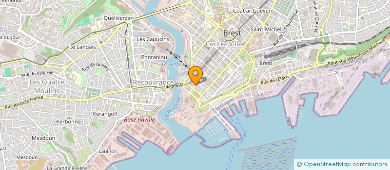 localisation de l'entreprise ARCH PLUS CONSEIL à BREST