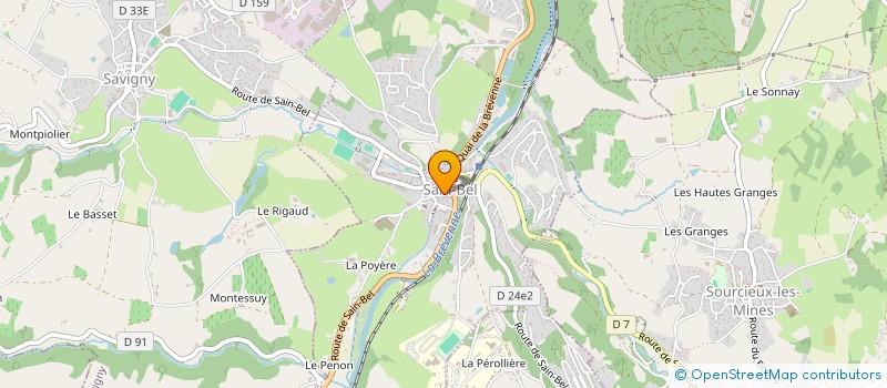 localisation de l'entreprise ARCH TRAVAUX  SAIN-BEL