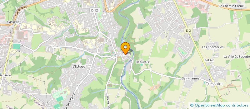 localisation de l'entreprise ARCHAEB  DINAN