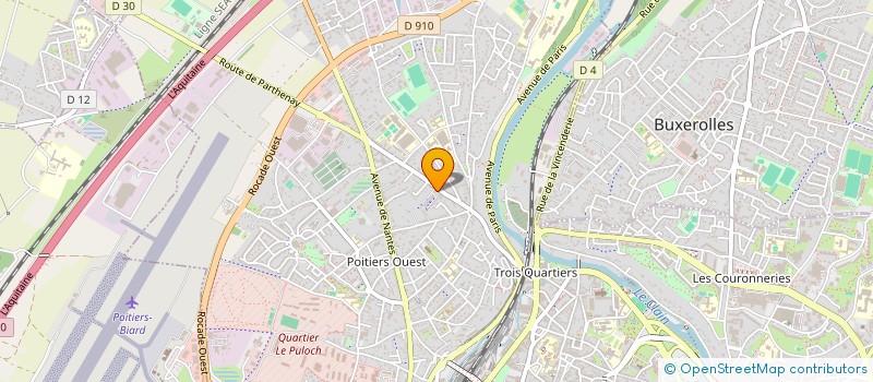 localisation de l'entreprise ARCHAIO AGON  POITIERS