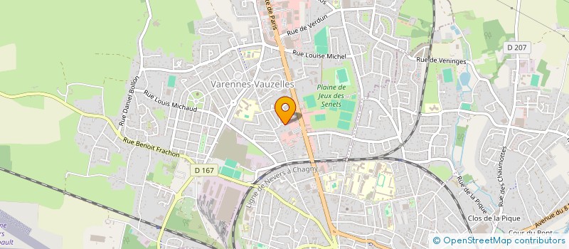 localisation de l'entreprise ARCHAMBAULT IMMOBILIER  VARENNES VAUZELLES