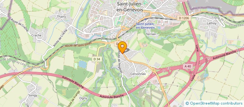 localisation de l'entreprise ARCHAMPS DIFFUSION INFORMATIQUE  ARCHAMPS