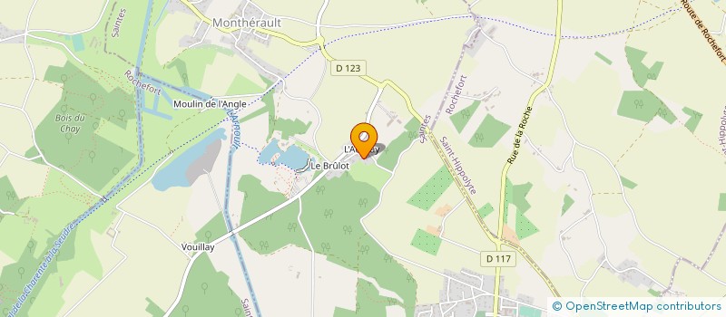 localisation de l'entreprise ARCHANGE GRAVURE  TRIZAY