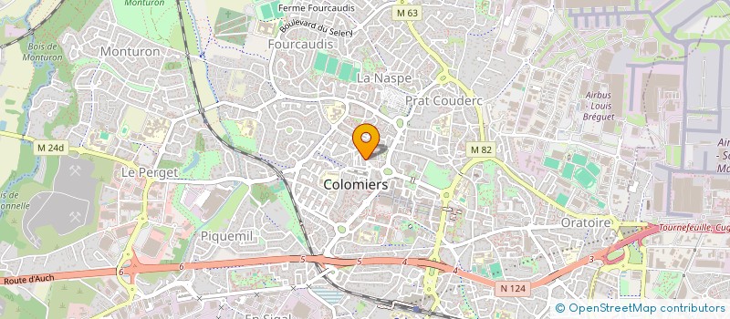 localisation de l'entreprise ARCHANGE.M. à COLOMIERS