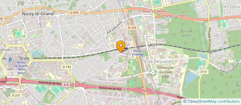 localisation de l'entreprise ARCHANGE SPORT à NOISY-LE-GRAND