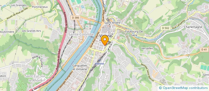 localisation de l'entreprise ARCHANGES à VIENNE