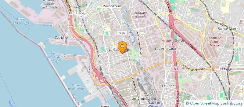 localisation de l'entreprise ARCHAOS à MARSEILLE