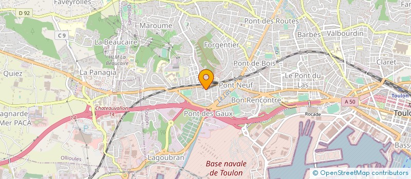 localisation de l'entreprise ARCHAOS à TOULON