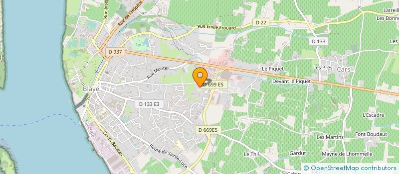 localisation de l'entreprise ARCHAT à SAINT-MARTIN-LACAUSSADE