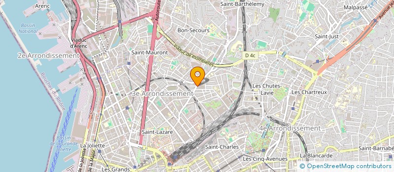 localisation de l'entreprise ARCHAVIA à MARSEILLE