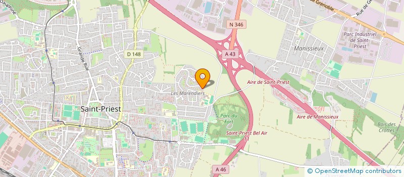 localisation de l'entreprise ARCHCOM  SAINT-PRIEST