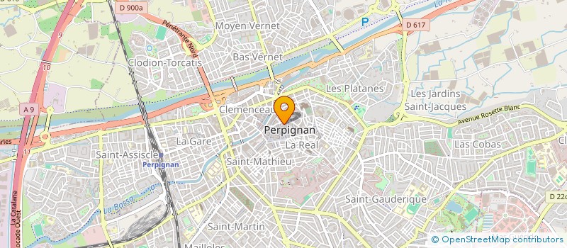localisation de l'entreprise ARCHE  PERPIGNAN