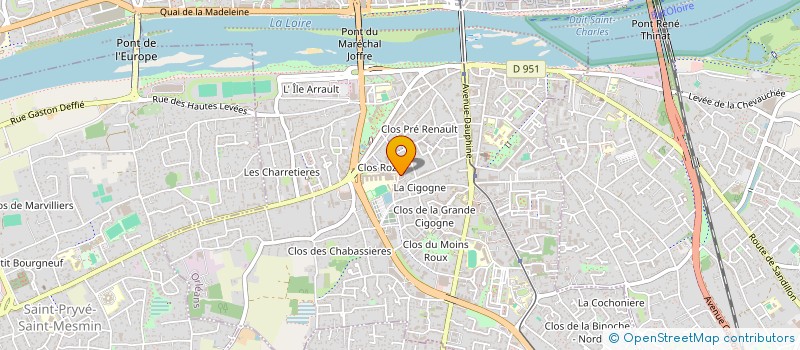 localisation de l'entreprise ARCHE à ORLEANS