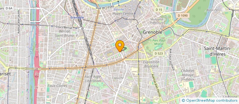 localisation de l'entreprise ARCHE 5 à GRENOBLE