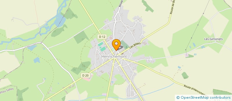 localisation de l'entreprise ARCHE  HENRICHEMONT