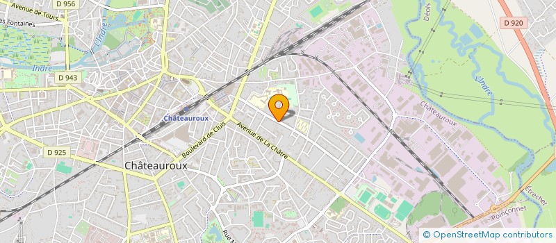 localisation de l'entreprise ARCHE à CHATEAUROUX
