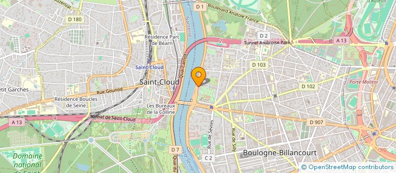 localisation de l'entreprise ARCHE à BOULOGNE BILLANCOURT