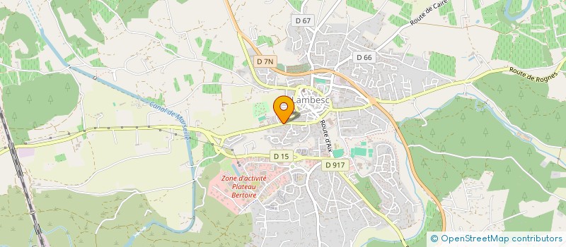 localisation de l'entreprise ARCHE  LAMBESC