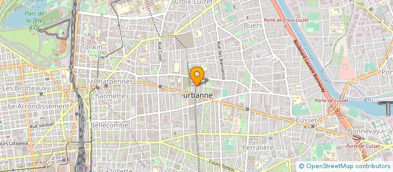 localisation de l'entreprise ARCHE ACHAT FRANCE  VILLEURBANNE