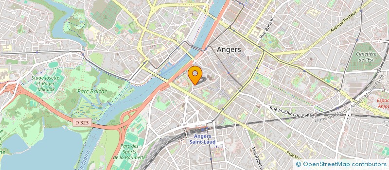 localisation de l'entreprise ARCHE ANGERS à ANGERS