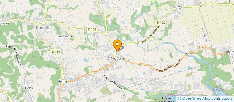 localisation de l'entreprise ARCHE C HOLDING  SAINTE-ANNE