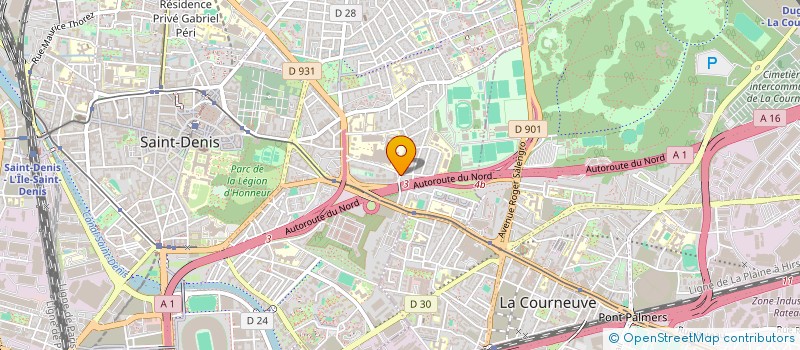 localisation de l'entreprise ARCHE CONSULTANTS à SAINT-DENIS