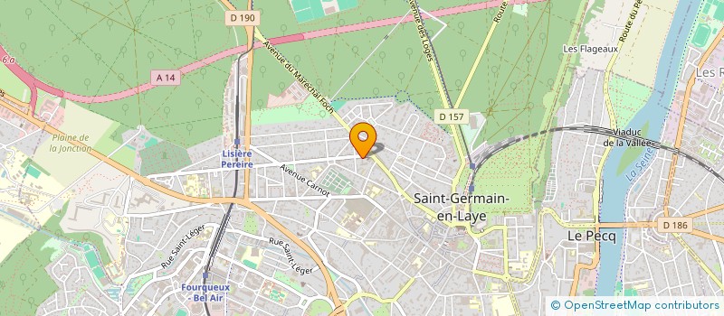 localisation de l'entreprise ARCHE CULTURELLE (AC)  SAINT-GERMAIN-EN-LAYE