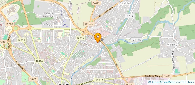 localisation de l'entreprise ARCHE D'ETER à MELUN