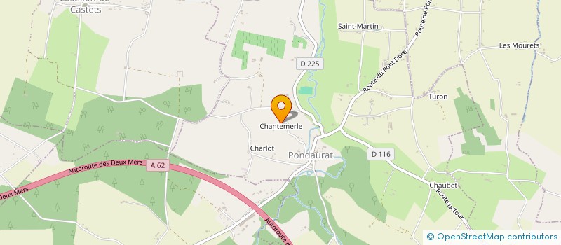 localisation de l'entreprise ARCHE DE LA CONNAISSANCE  PONDAURAT