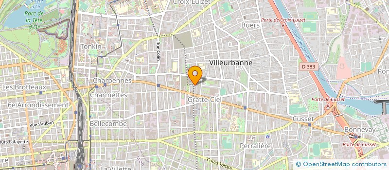 localisation de l'entreprise ARCHE DEVELOPPEMENT FRANCE SARL  VILLEURBANNE