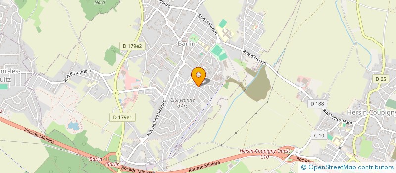 localisation de l'entreprise ARCHE DU 62 à BARLIN