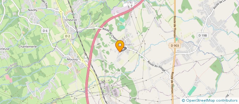 localisation de l'entreprise ARCHE ET ALLIANCE  CORNIER