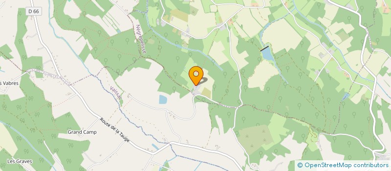 localisation de l'entreprise ARCHE ET PARTAGE  NEGREPELISSE