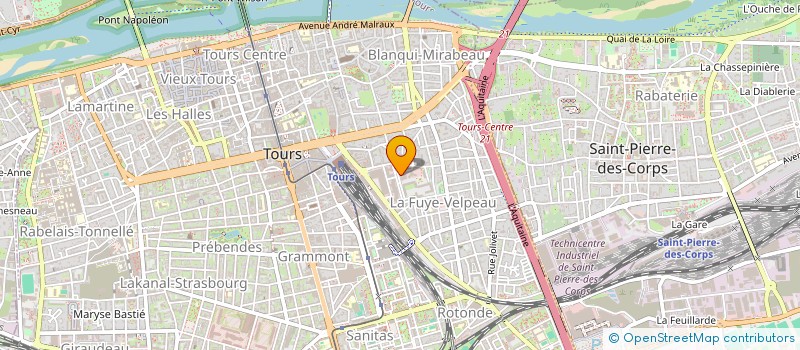 localisation de l'entreprise ARCHE FONCIERE  TOURS