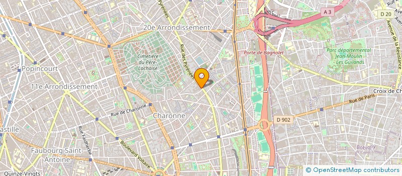 localisation de l'entreprise ARCHE FORMATION  PARIS