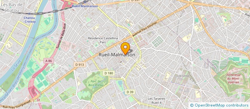 localisation de l'entreprise ARCHE IMMOBILIER à RUEIL-MALMAISON