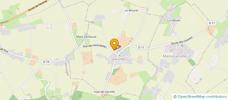 localisation de l'entreprise ARCHE IMMOBILIER  GERVILLE