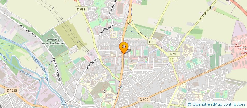 localisation de l'entreprise ARCHE INGENIERIE à AMIENS