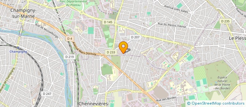 localisation de l'entreprise ARCHE PEOPLE à CHAMPIGNY-SUR-MARNE
