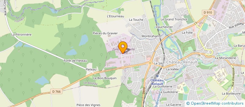 localisation de l'entreprise ARCHE SAS à CHATEAU-RENAULT